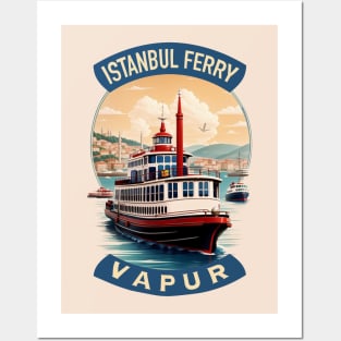 Istanbul ferry turkey Posters and Art